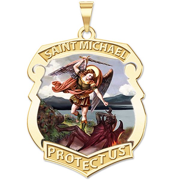 Saint Michael Color Badge "EXCLUSIVE"