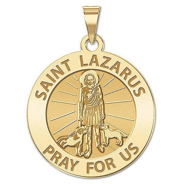 Saint Lazarus Religious Medal  "EXCLUSIVE"