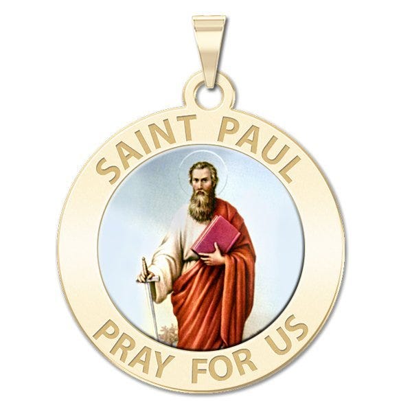 Saint Paul Religious Medal "Color EXCLUSIVE"
