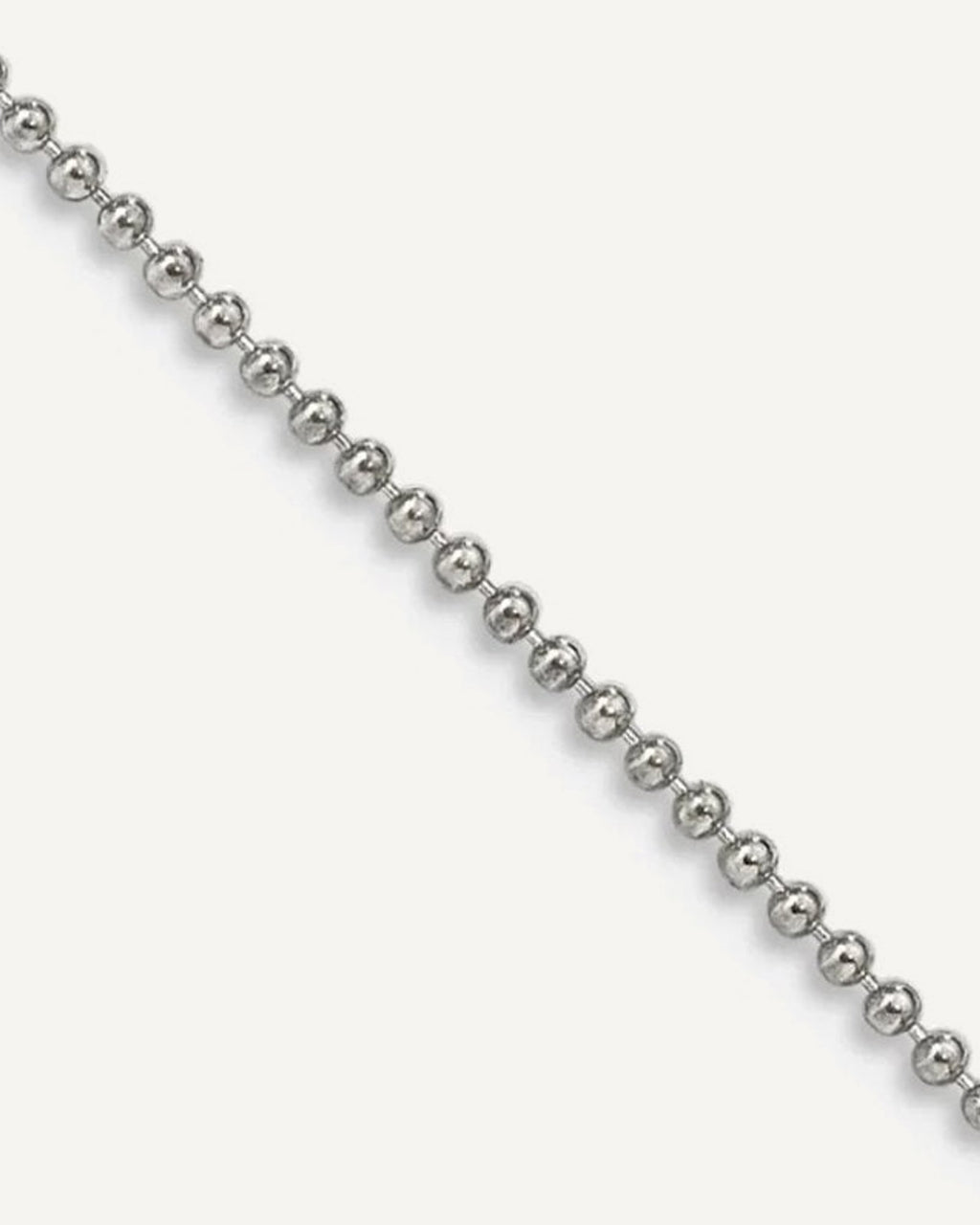 Sterling Silver 1.0mm Diamond Cut Bead Chain