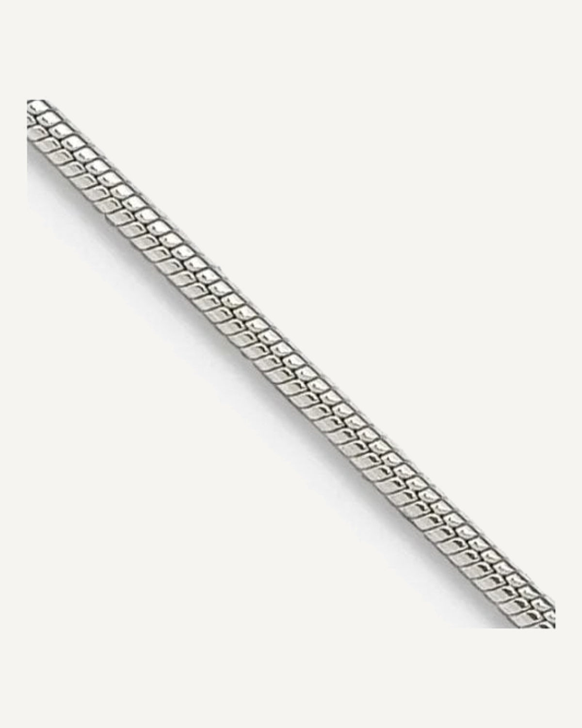 Sterling Silver 1.1mm Round Snake Chain