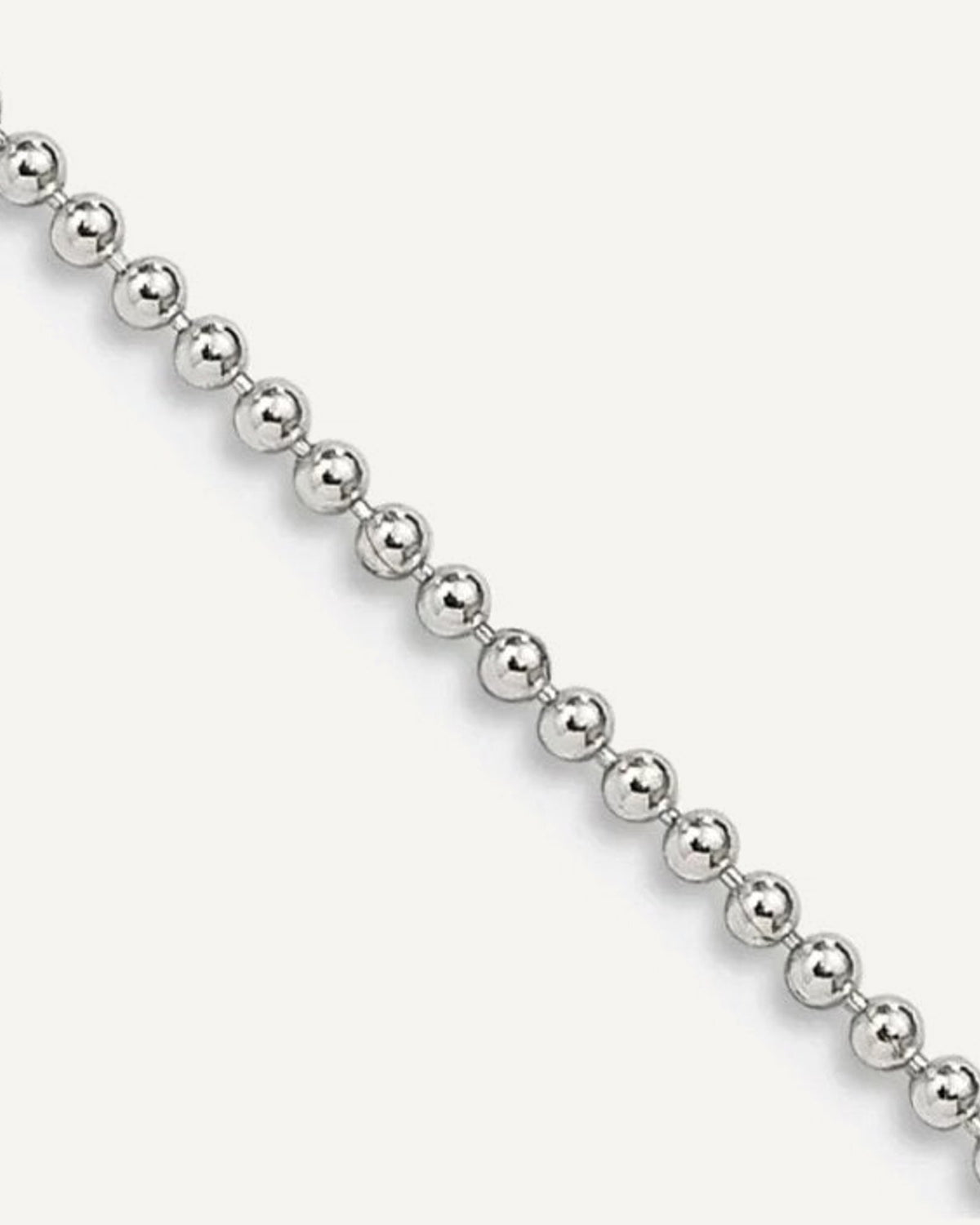 Sterling Silver 1.2mm Diamond Cut Bead Chain
