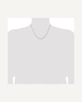 Former on-model view — Sterling Silver 1.3mm Box Chain