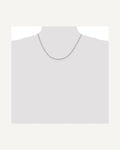 Former on-model view — Sterling Silver 1.5mm Box Chain