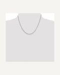 Former on-model view — Sterling Silver 2.4mm  Rolo Chain