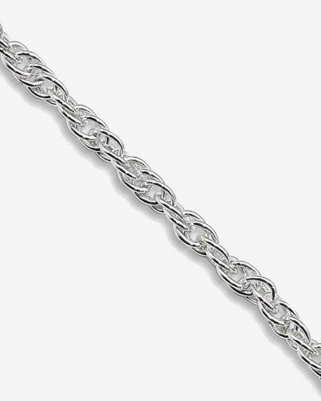 Sterling Silver 2mm Sparkle Rope Chain