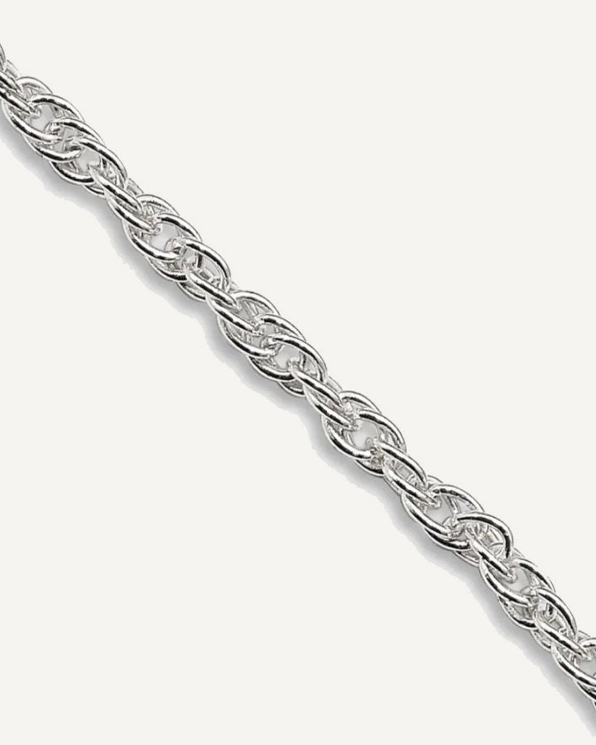 Sterling Silver 2mm Sparkle Rope Chain