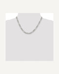 Former on-model view — Sterling Silver 5.5mm Figaro Chain