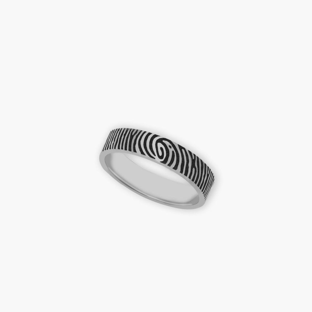 Custom Fingerprint Women's Fingerprint Ring