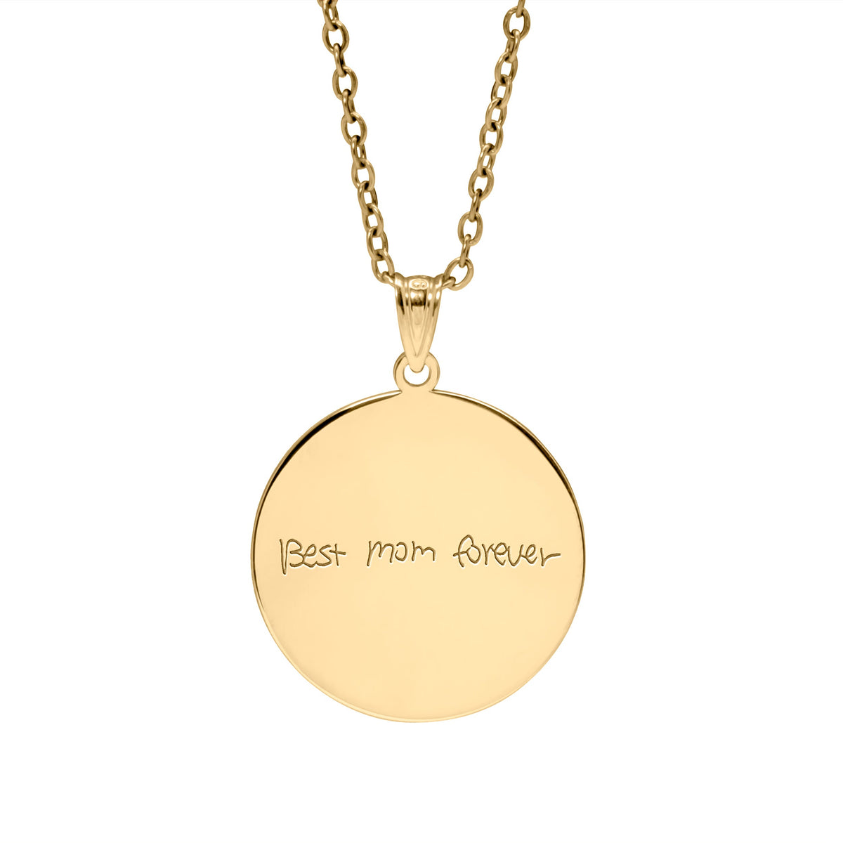Personalized Handwriting Round Pendant